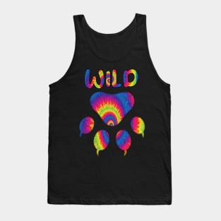 Wild Cat Tie dye Tank Top